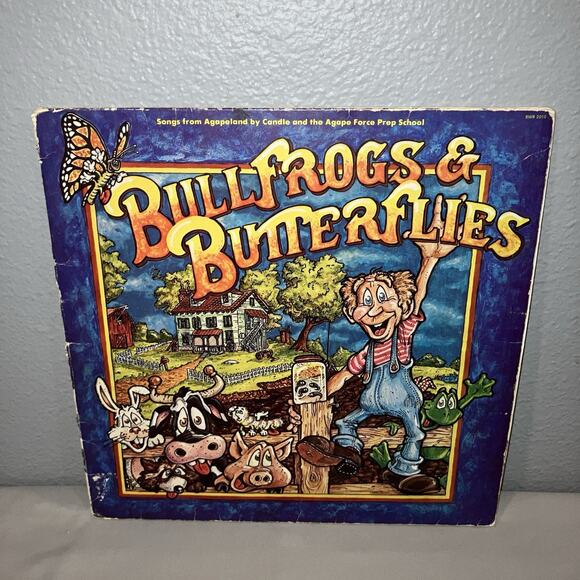 Vinyl Record Bullfrogs And Butterflies Songs From Agapeland Scratched But Works - Picture 1 of 8